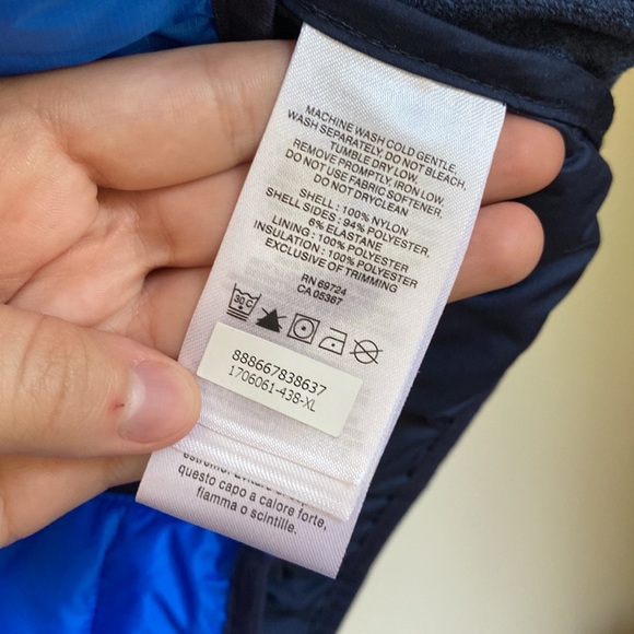 Blue Columbia Puffer Jacket - Picture 5 of 6